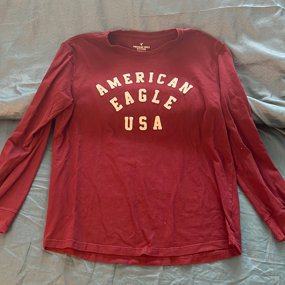 Large American Eagle Long-Sleeve